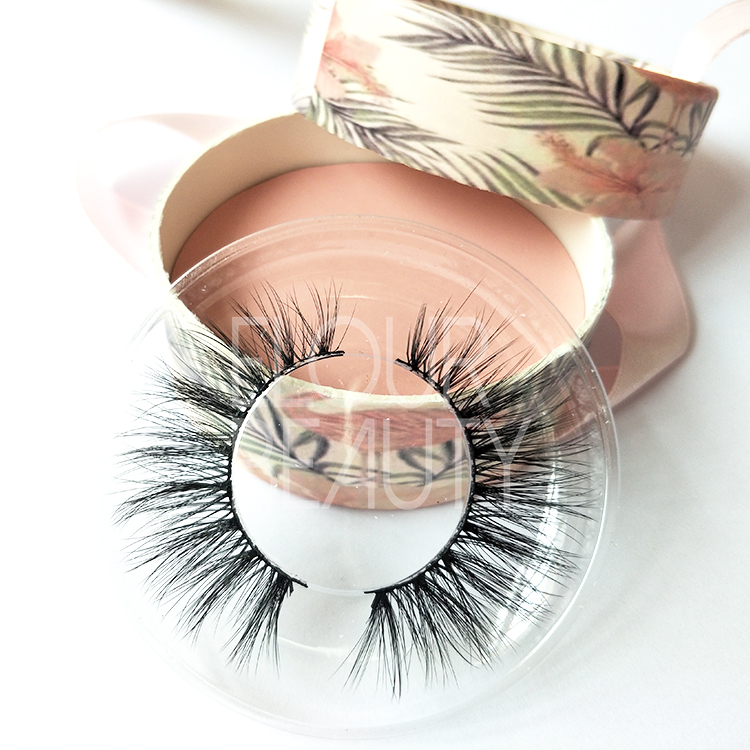 Hot sale premium faux mink 3d lashes with custom logo ED135